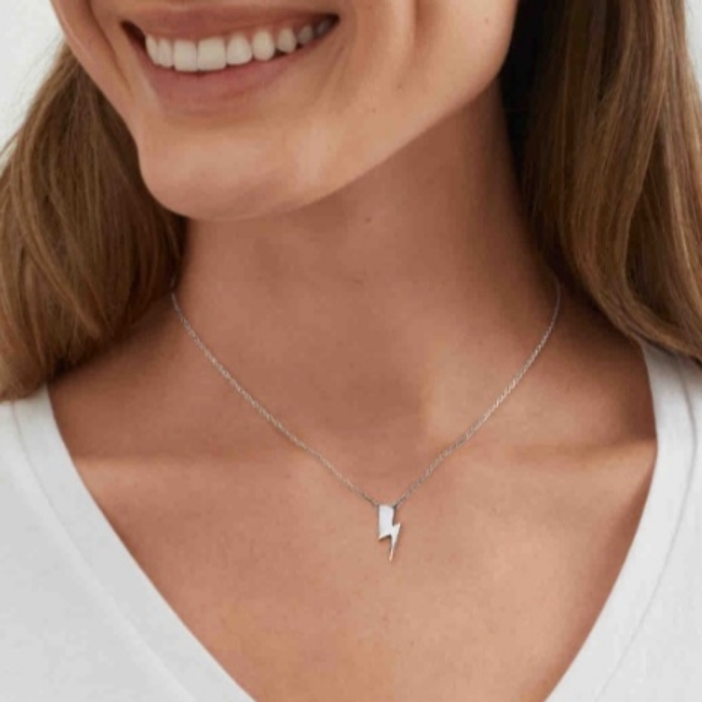 Silpada 925 Sterling Silver Struck by Hope Necklace - Picture 2 of 11